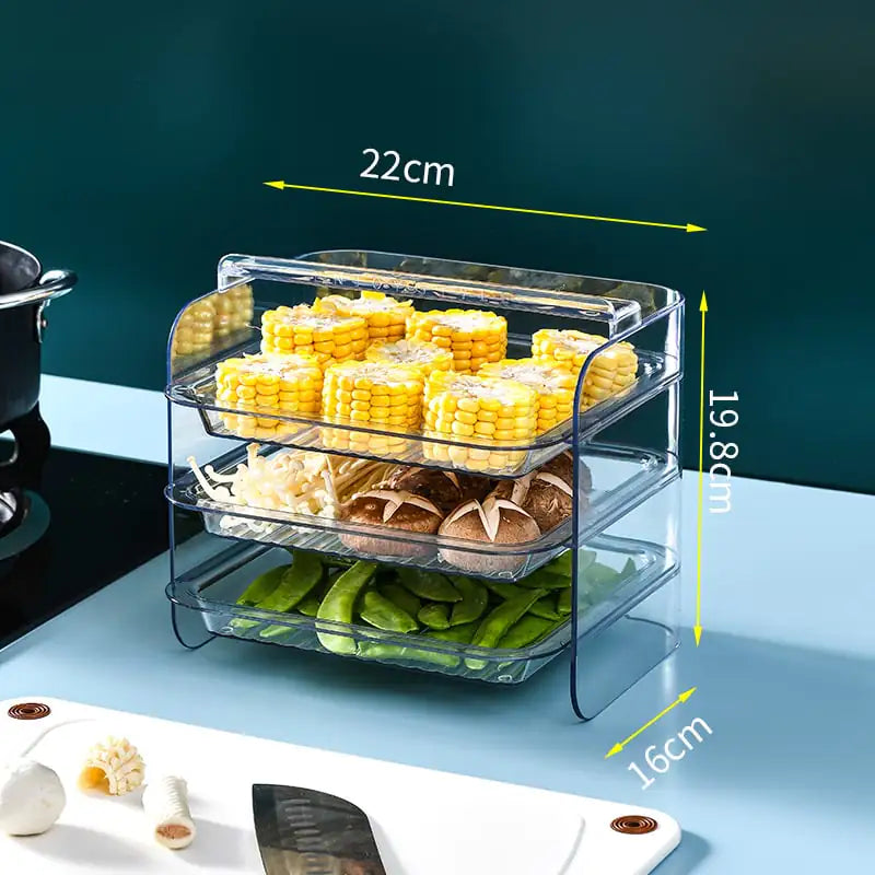 Portable Multi-Layer Kitchen Food Rack and Tray Stand
