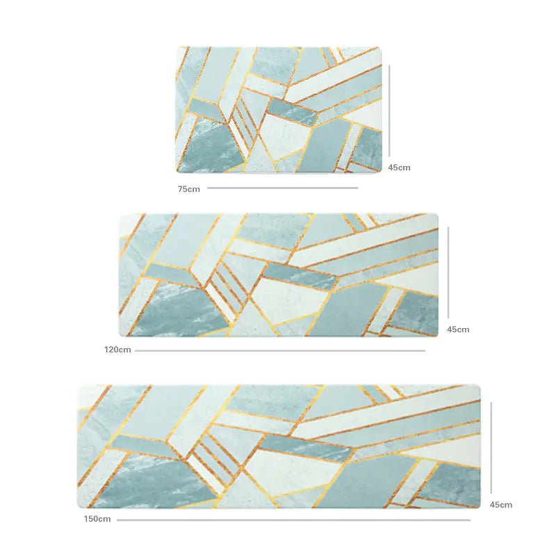 PVC Kitchen Floor Mats - Water Absorbent and Non-slip